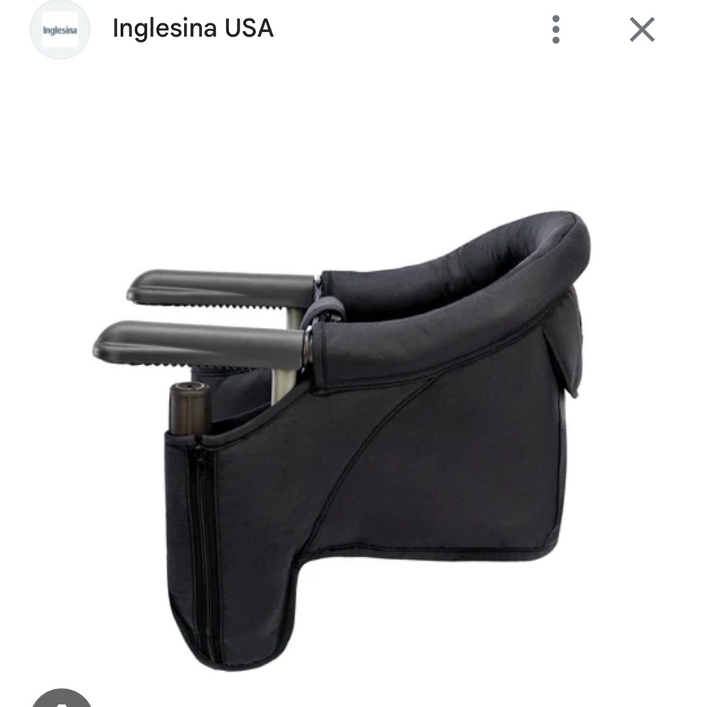 Inglesina Black Portable High Chair